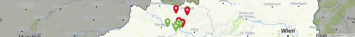 Kartenansicht für Apotheken-Notdienste in der Nähe von Schenkenfelden (Urfahr-Umgebung, Oberösterreich)